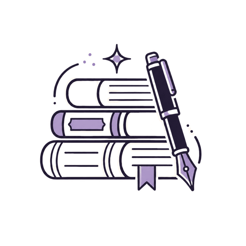 Icon representing books on writing craft.